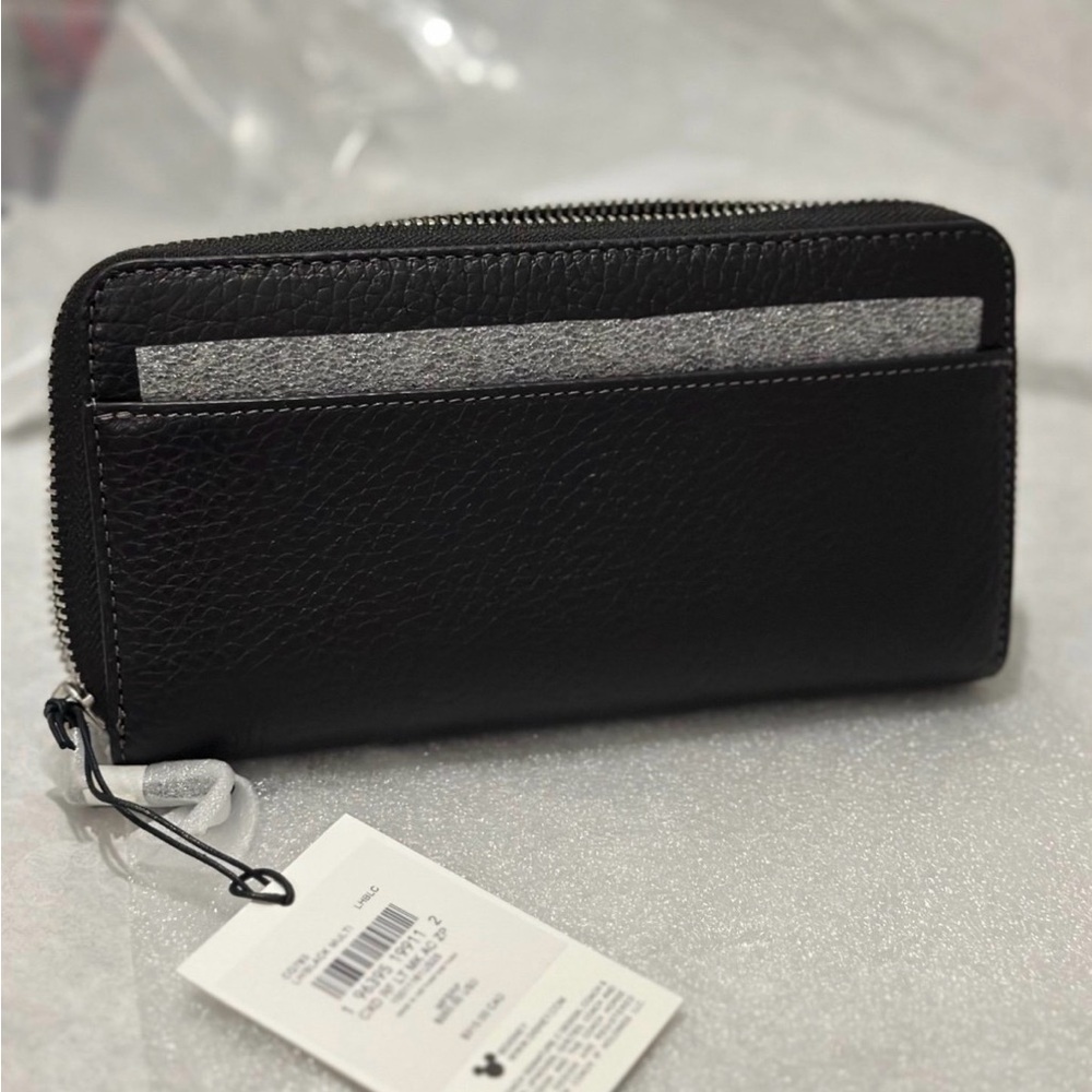Coach Disney X Coach Essential Accordion Zip Black Wallet - Picture 5 of 5